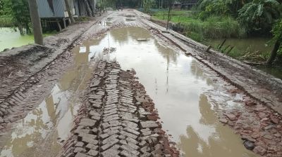 কমলনগরে এলজিইডির সড়কে ব্যাপক অনিয়ম, সংস্কারের মধ্যেই সড়ক চলাচল অনুপোযোগী