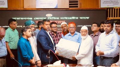 ২০টি পাঠাগার ও শিক্ষা প্রতিষ্ঠানে বই উপহার দিলেন ডিসি জাহিদুল ইসলাম