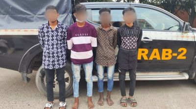 মোহাম্মদপুরে কিশোর গ্যাং ‘এলটিডি বয়েজ গ্রুপের’ চারজনকে গ্রেপ্তার