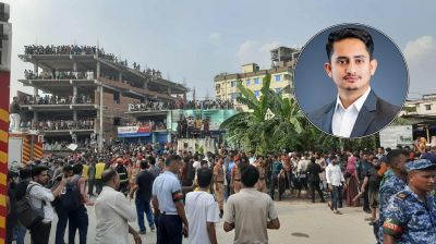 উত্তরায় বিমান দুর্ঘটনায় শোক ও দোয়া চাইলেন সারজিস আলম