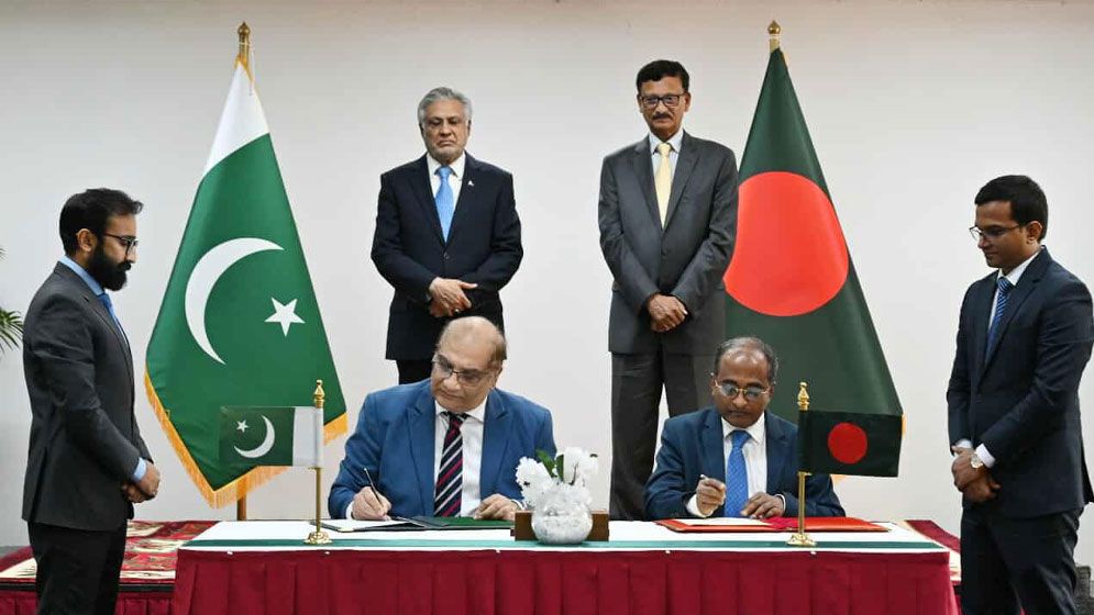পাকিস্তান-বাংলাদেশের মধ্যে ৬ চুক্তি ও সমঝোতা সই