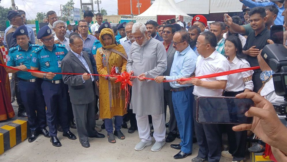 গাজীপুরে ঢাকা-বাইপাস এক্সপ্রেসওয়ের উদ্বোধন