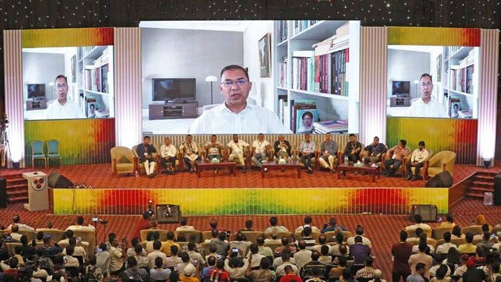 জনরায় পেলে দেশ পরিচালনায় ঐক্যবদ্ধভাবে কাজ করবে বিএনপি: তারেক রহমান