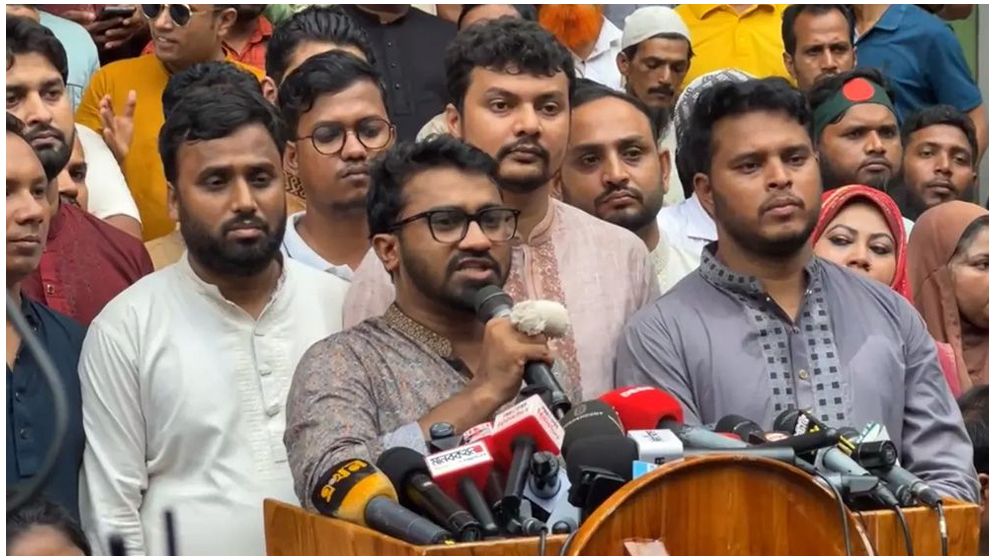 জাতীয় পার্টি নিষিদ্ধসহ ৩ দাবি রাশেদ খানের