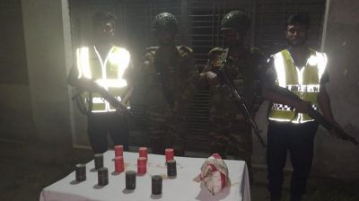 ঝিনাইদহে কলাবাগান থেকে ১১ ককটেল উদ্ধার