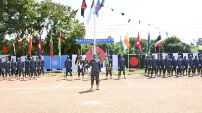 দক্ষিণ সুদানে জাতিসংঘ শান্তিরক্ষা পদক পেলেন নৌবাহিনীর ১৯৯ সদস্য