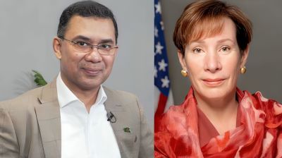 তারেক রহমানের সঙ্গে মার্কিন রাষ্ট্রদূতের একান্ত বৈঠক