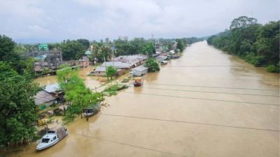 ৮ উপজেলার নিম্নাঞ্চল প্লাবিত হাজারো মানুষের দূর্ভোগ