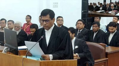 শেখ হাসিনার বিরুদ্ধে ট্রাইব্যুনালে সূচনা বক্তব্য শুরু