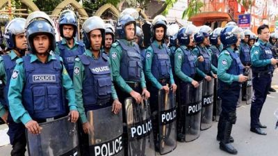 রাজধানীতে তিন সমাবেশ ঘিরে ১৪ হাজার পুলিশ মোতায়েন