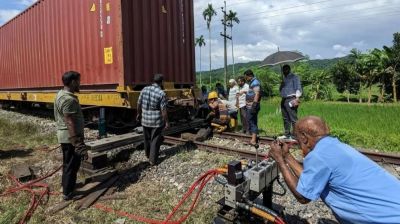 মীরসরাইয়ে মালবাহী ট্রেনের বগি লাইনচ্যুত, চট্টগ্রামমুখী রুটে ট্রেন চলাচল বন্ধ