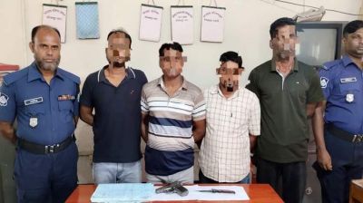 ডাকাতির প্রস্তুতিকালে যুবদলের চার কর্মী গ্রেপ্তার