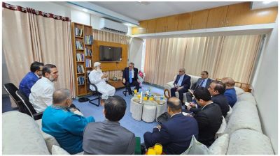 জামায়াত আমিরের বাসায় গেলেন পাকিস্তানের উপ-প্রধানমন্ত্রী