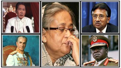 অতীতে যেসব রাষ্ট্রপ্রধানেরা দেশ ছাড়েন