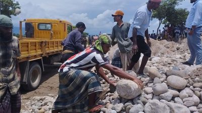 পাথর লুট : সিলেটে মামলায় আটক ৫