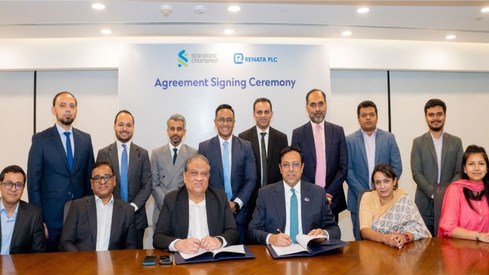 ২৯ মিলিয়ন ডলারের আইআরএস চুক্তি রেনাটা ও স্ট্যান্ডার্ড চার্টার্ডের মধ্যে