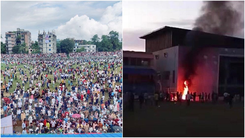 কক্সবাজারে দর্শকের তাণ্ডবে পণ্ড ডিসি গোল্ডকাপ ফুটবল টুর্ণামেন্ট, আহত ২০