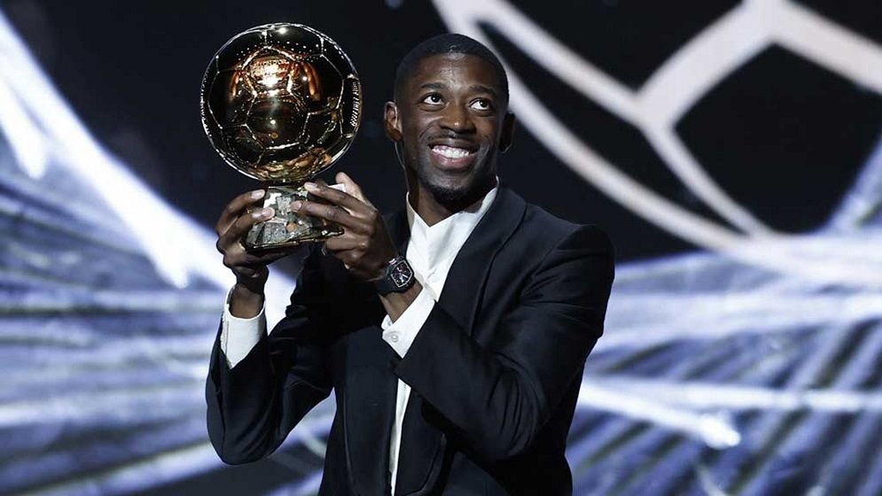 ব্যালন ডি'অর জিতলেন উসমান দেম্বেলে