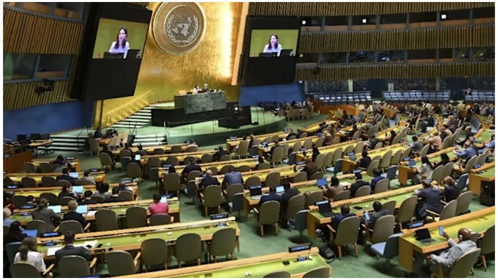 জাতিসংঘে ‘হামাসমুক্ত ফিলিস্তিন রাষ্ট্র’ গঠনের পক্ষে ভোট