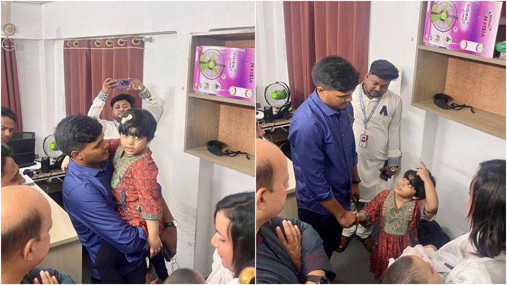 ডাকসু নির্বাচনে প্রয়াত সাংবাদিক শিবলীর পরিবারের মাঝে আবিদ