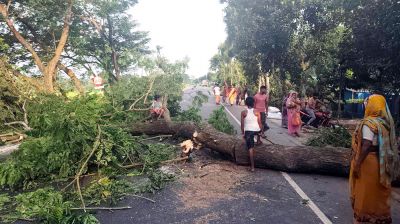 ভাঙ্গায় সীমানা পুনর্বিন্যাসের বিরুদ্ধে টানা তৃতীয় দিনের অবরোধ