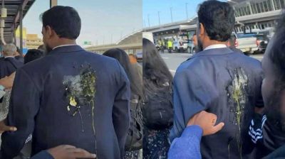 যুক্তরাষ্ট্রে এনসিপির সদস্যসচিব আখতার হোসেনকে ডিম নিক্ষেপ