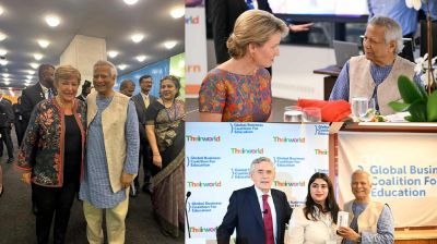 বেলজিয়ামের রানি ও গর্ডন ব্রাউনের সঙ্গে প্রধান উপদেষ্টার সাক্ষাৎ