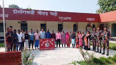 চাঁপাইনবাবগঞ্জ সীমান্ত দিয়ে আবারও ১৯ জনকে ঠেলে পাঠাল বিএসএফ