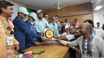 খিলগাঁও মডেল কলেজে প্রাক্তন শিক্ষার্থীদের মিলনমেলা