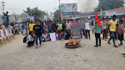 পাবনা-১ আসনের সীমানা পুনর্বহালের দাবিতে মহাসড়ক অবরোধ