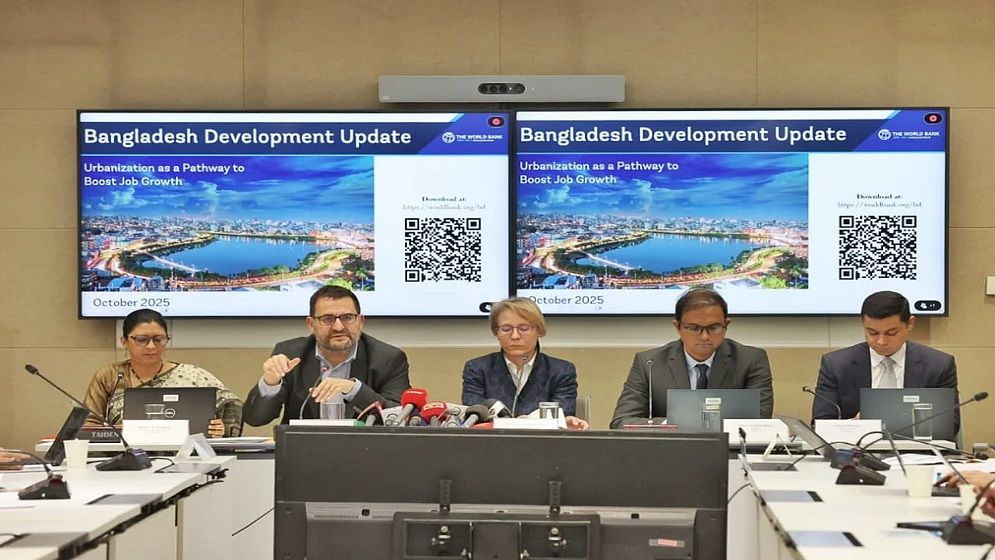 চলতি অর্থবছরে জিডিপি প্রবৃদ্ধি ৪.৮ শতাংশে পৌঁছাতে পারে: বিশ্বব্যাংক