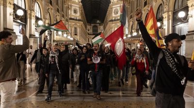 গাজা ফ্লোটিলা আটকে দেওয়ার প্রতিবাদে ইউরোপজুড়ে বিক্ষোভ