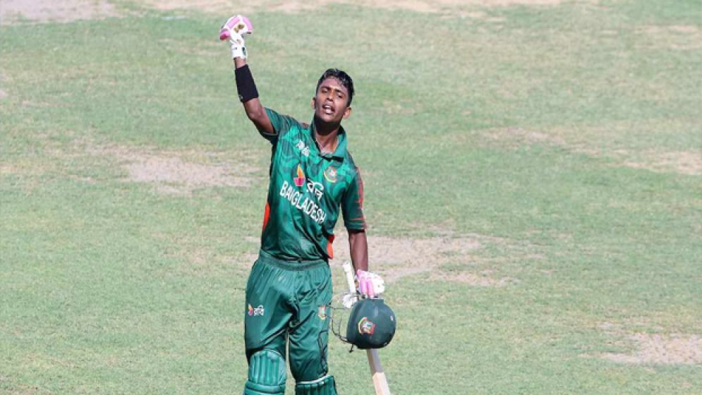 আজিজুলের সেঞ্চুরিতে বাংলাদেশের জয়