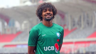 ভারতের বিপক্ষে জয়ের লক্ষ্য নিয়েই মাঠে নামবে বাংলাদেশ : হামজা