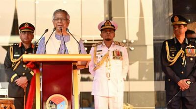 নির্বাচন নির্বিঘ্ন ও উৎসবমুখর করতে সশস্ত্র বাহিনীর প্রতি আস্থা প্রকাশ প্রধান উপদেষ্টার