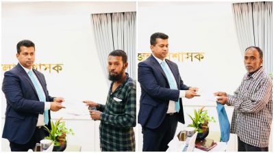 অসহায় নাগরিকদের পাশে জেলা প্রশাসক জাহিদুল ইসলাম, গণশুনানিতে আর্থিক সহায়তা