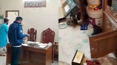 সাবেক রাষ্ট্রপতি আবদুল হামিদের বাড়িতে ভাঙচুর