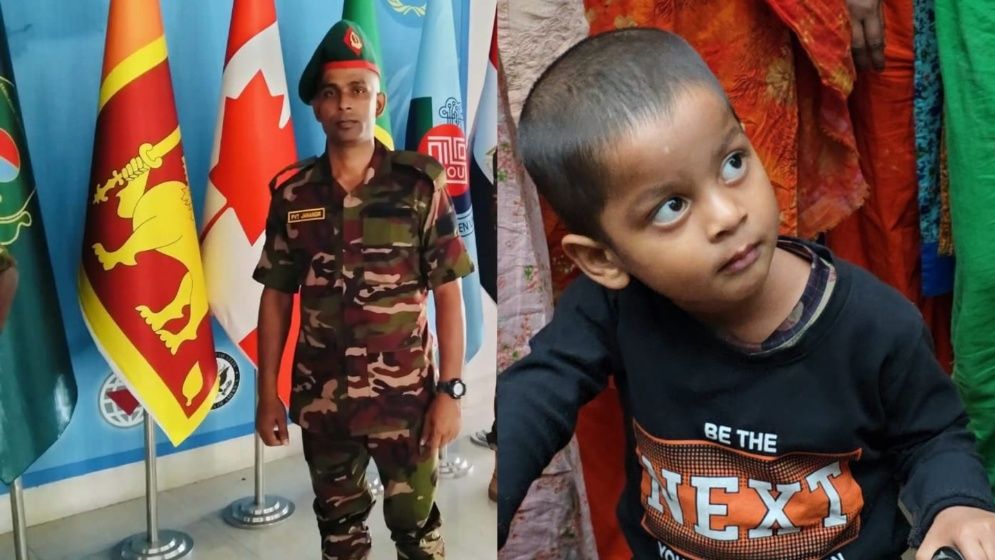 বাবার মরদেহের অপেক্ষায় শিশু ইরফান