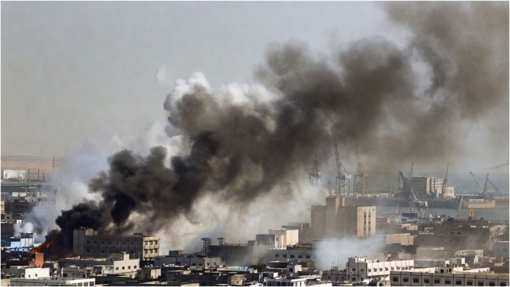 ইয়েমেনি বন্দরে সৌদির নেতৃত্বে বিমান হামলা