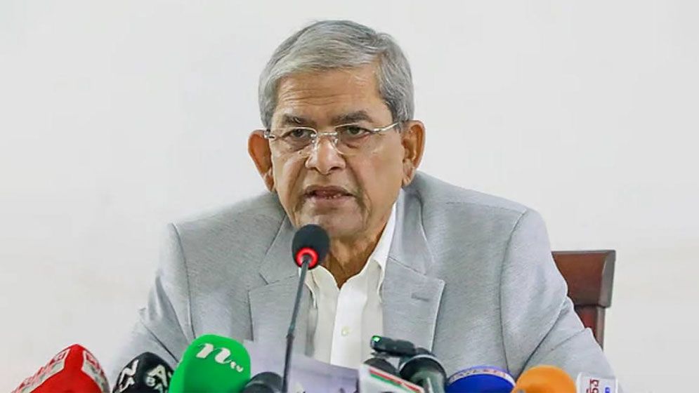 নির্বাচনের আগেই হত্যাকাণ্ডে মেতে উঠেছে দেশের শত্রুরা: মির্জা ফখরুল