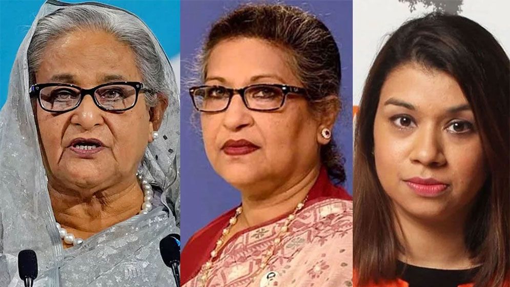 শেখ হাসিনার ৫ বছর, শেখ রেহানার ৭ বছর, টিউলিপ সিদ্দিকের ২ বছর কারাদণ্ড