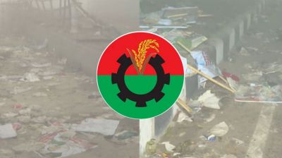 পূর্বাচল এক্সপ্রেসওয়ে ও বিমানবন্দর এলাকায় বর্জ্য অপসারণে বিএনপির বিশেষ পরিচ্ছন্নতা কার্যক্রম