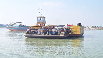 দীর্ঘ ৬ মাস পর বালিখলা-শান্তিপুর ফেরি চলাচল স্বাভাবিক