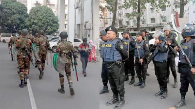 সচিবালয়ে সমাবেশ থেকে ৪ জন পুলিশ হেফাজতে, নিরাপত্তায় সেনা-র‍্যাব মোতায়েন