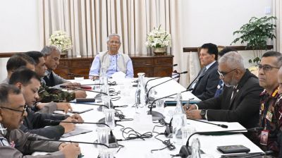 জাতীয় নির্বাচনের আগে আইনশৃঙ্খলা স্বাভাবিক রাখতে কঠোর নির্দেশ প্রধান উপদেষ্টার