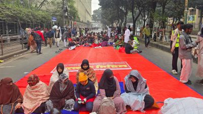 তারেক রহমানের জন্য শাহবাগ মোড় ছাড়ল ইনকিলাব মঞ্চ