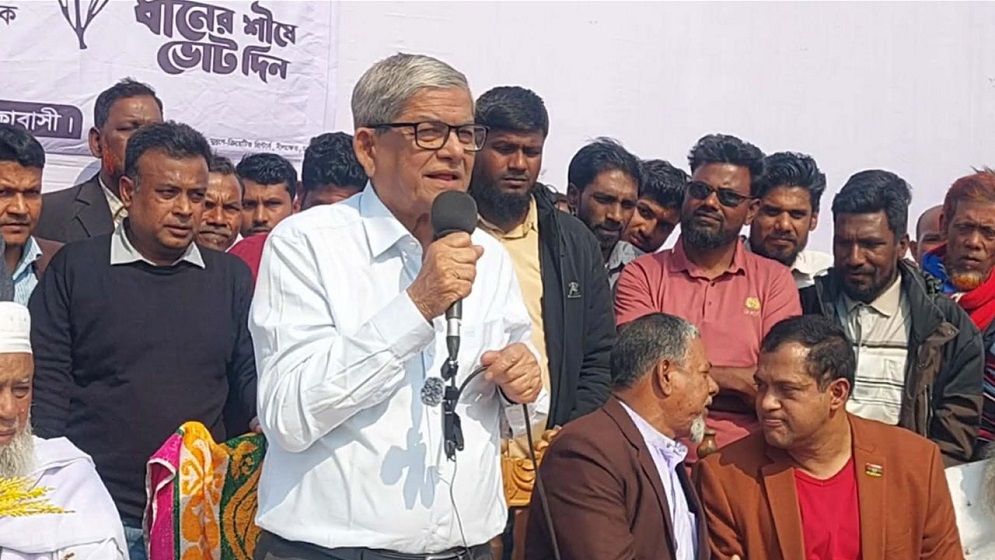 ঠাকুরগাঁওয়ে গণসংযোগে মির্জা ফখরুলের অঙ্গীকার