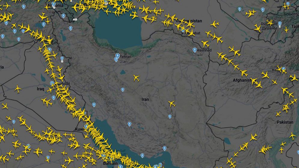 পাঁচ ঘণ্টা বন্ধের পর ইরানের আকাশসীমা পুনরায় খুলে দেওয়া হয়েছে, ফ্লাইটে বিঘ্ন