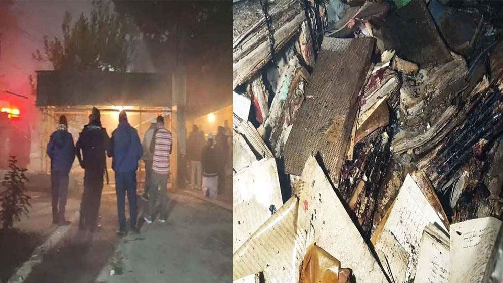 যশোর সাব-রেজিস্ট্রি অফিসে আগুন, পুড়ল দুই শতাব্দীর পুরোনো দলিল