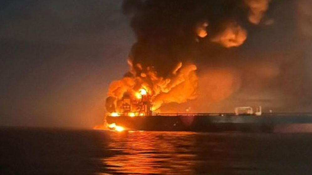 রাশিয়াগামী তেলবাহী ট্যাংকারে ড্রোন হামলা